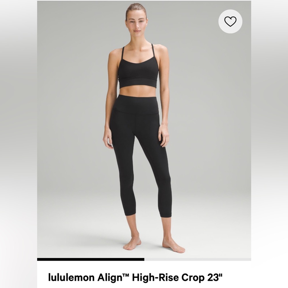Lululemon Align HR Crop 23” Size 8 BRAND NEW WITH TAGS